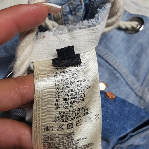 Diesel Denim Shorts With Rope Belt - Picture 10 of 11